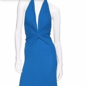 ISSA London Jersey Halter Maxi dress